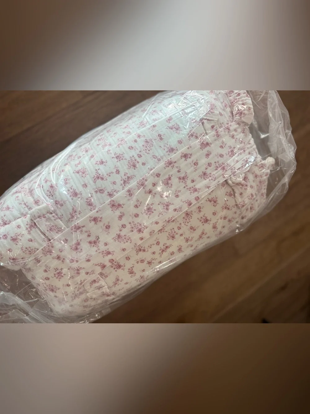 SHABBY CHIC 3pc cotton gauze ruffle‎ ditsy floral comforter set